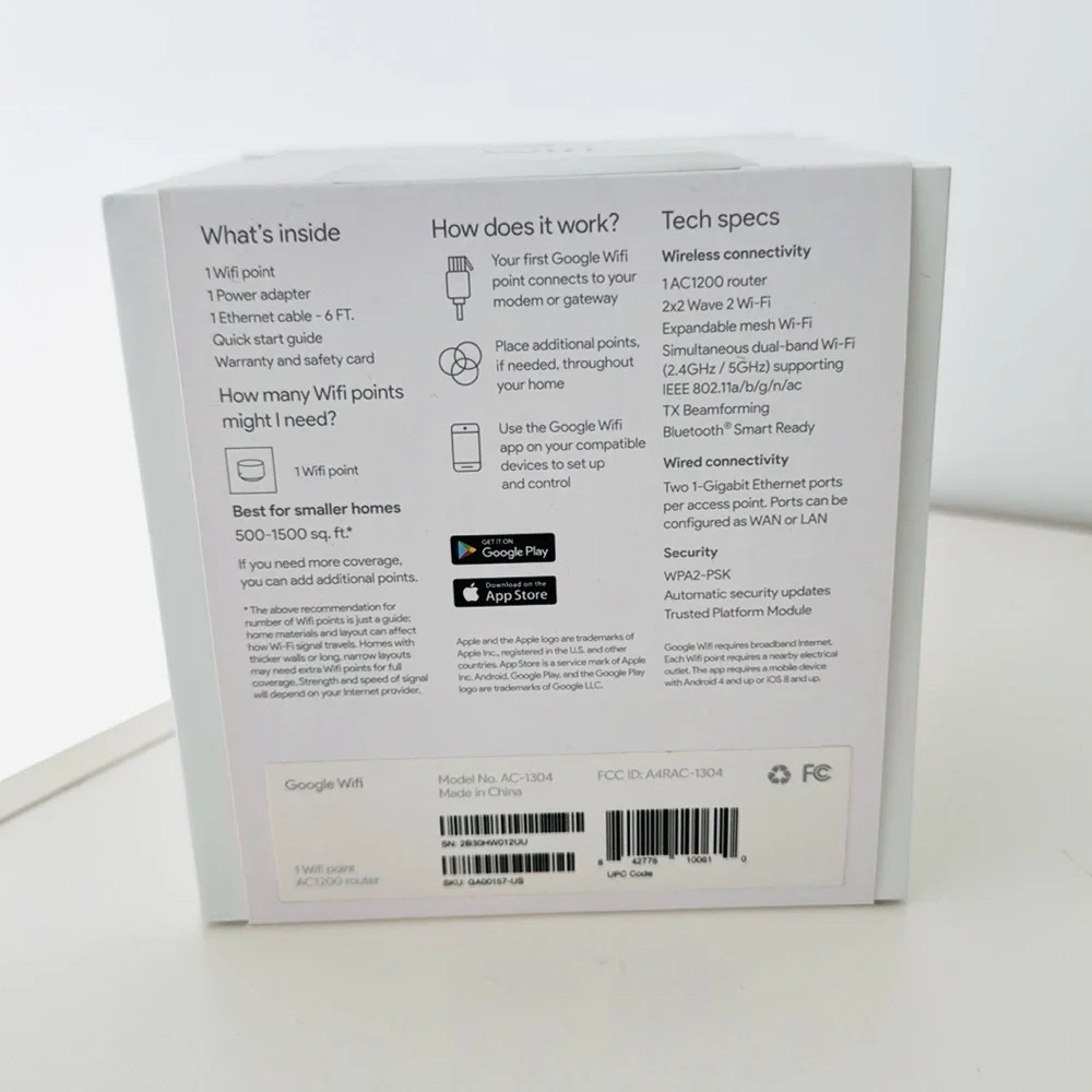 Google WiFi Mesh System